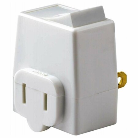 GORGEOUSGLOW 13 Amp 125 Volt White Plug In Outlet Switch Tap GO84744